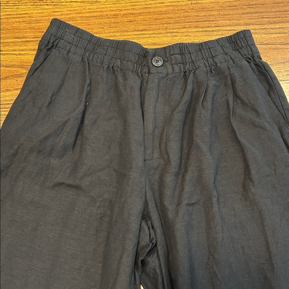 Madewell Linen-Blend Pull-On High-Rise Straight Pants NF099 - Picture 6 of 13